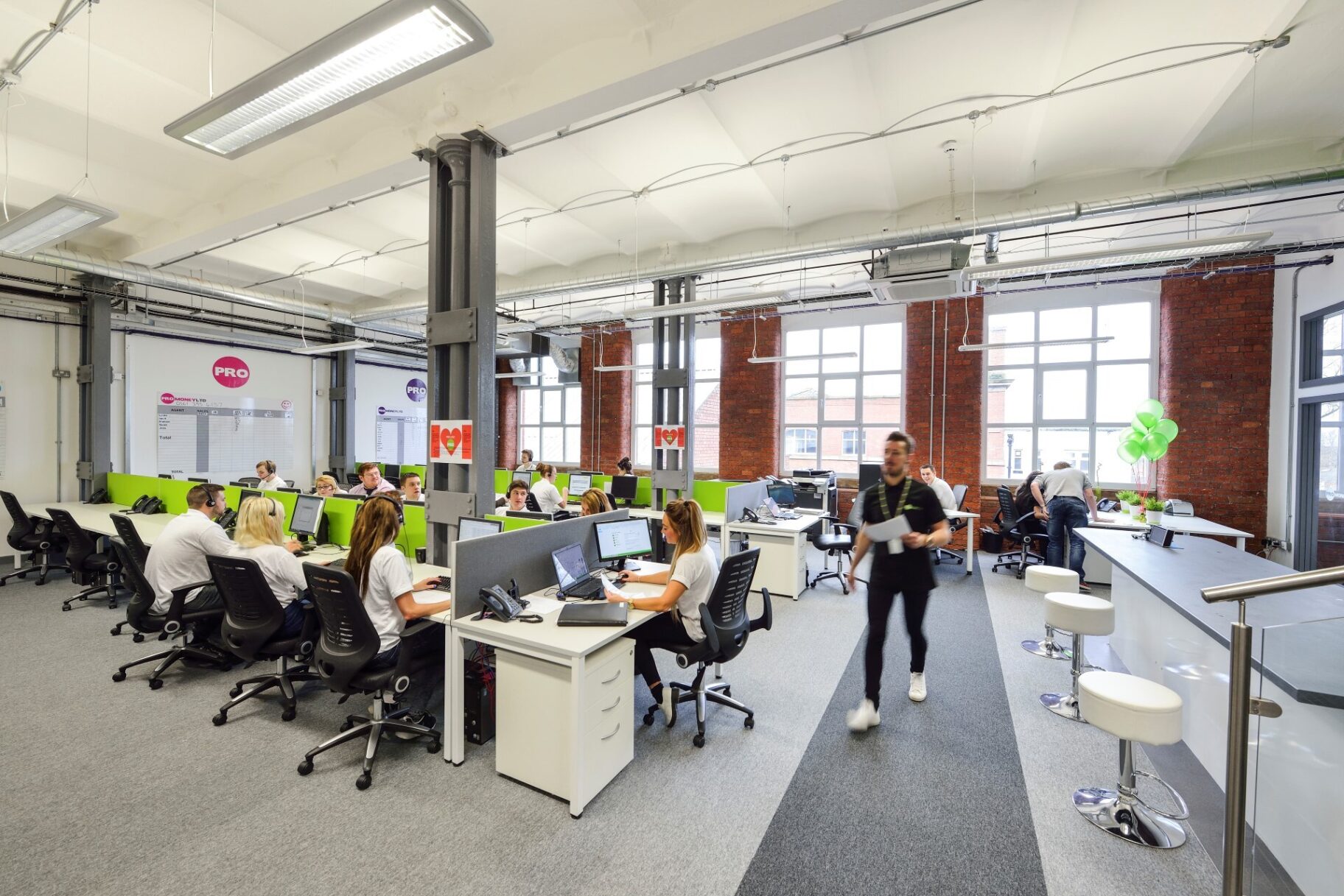An office at Lowry Mill, Manchester