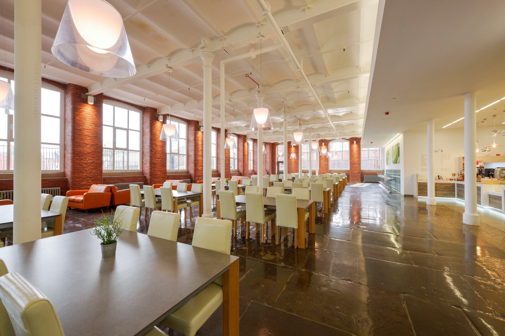 The dining area at Lowry Mill